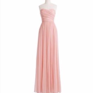 J. Crew Arabelle Bridesmaid Dress in Misty Rose